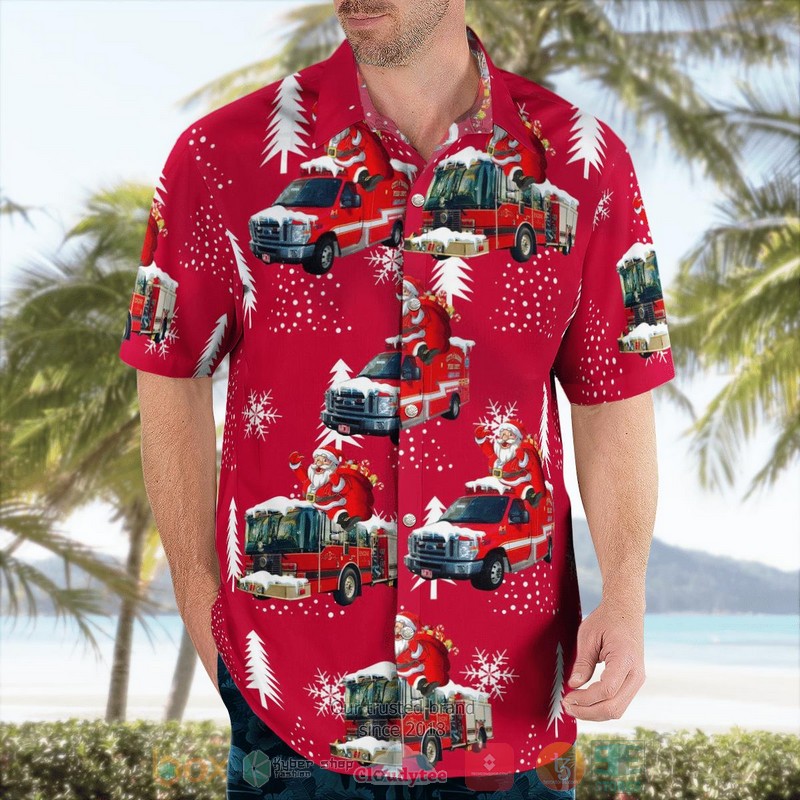 BEST Vermont Barre City Fire Department Christmas Hawaii Shirt 4 Vermont Barre City Fire Department Christmas Hawaiian Shirt 1 2 3