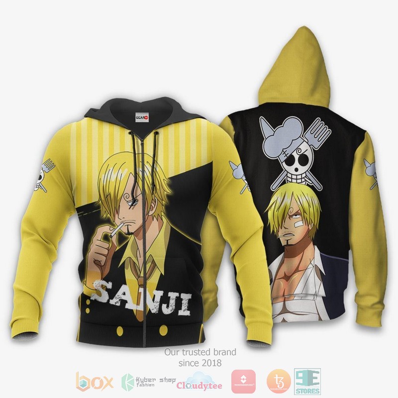 Vinsmoke Sanji One Piece Anime 3D Hoodie Bomber Jacket