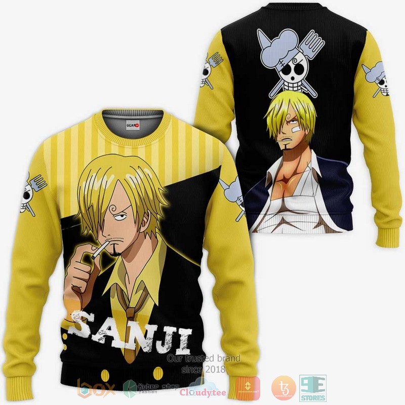 NEW Vinsmoke Sanji One Piece Anime Full Printed 3D Sweater, Hoodie 2 Vinsmoke Sanji One Piece Anime 3D Hoodie Bomber Jacket 1