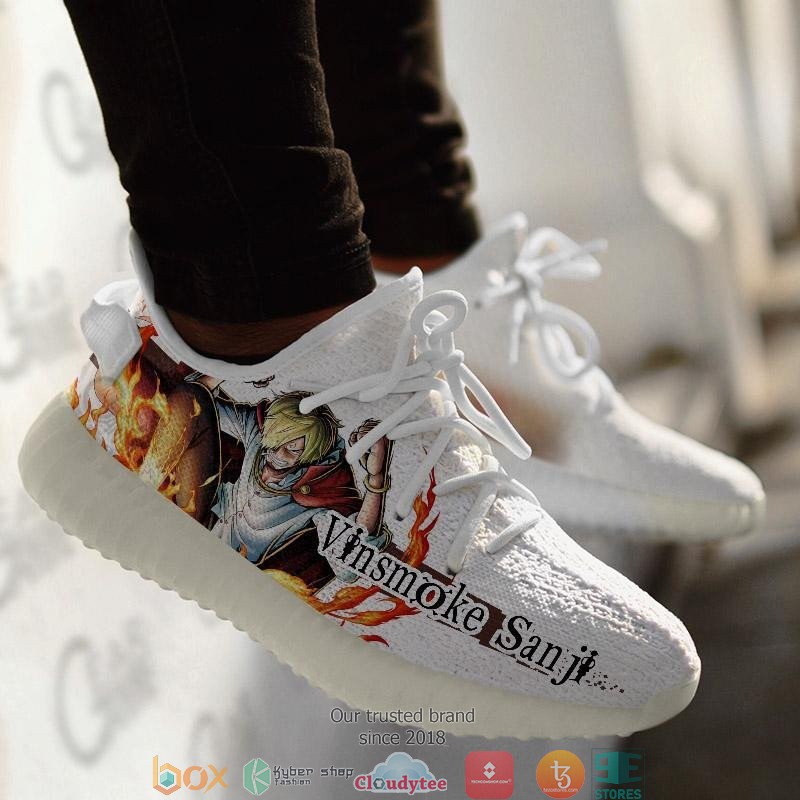 Vinsmoke Sanji One Piece Anime Yeezy Sneaker Shoes 5 Vinsmoke Sanji One Piece Anime Yeezy Sneaker Shoes 1 2 3 4