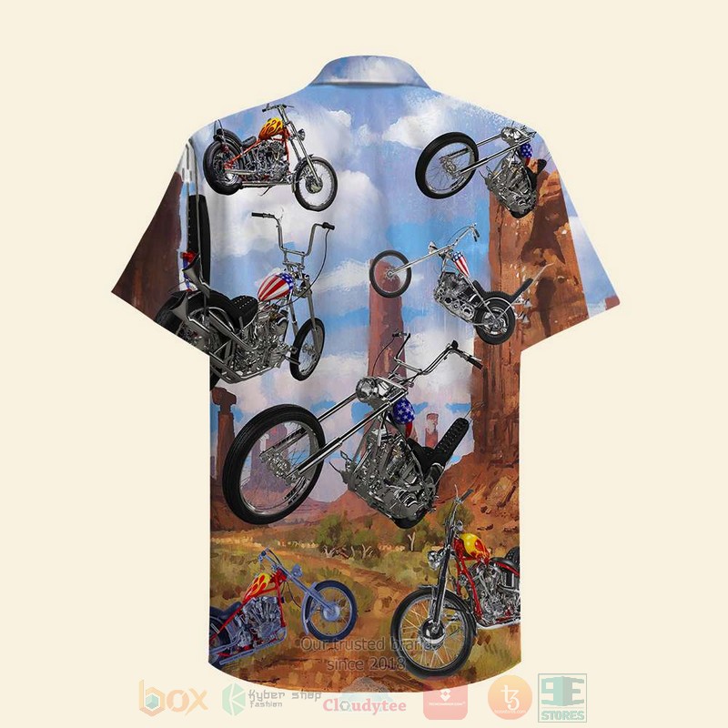 BEST Vintage Motorcycle Desert 3D Aloha Shirt word2