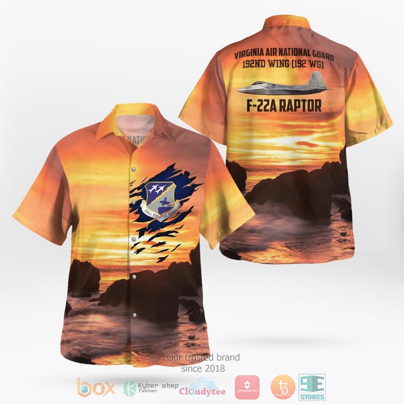 Virginia Air National Guard 192nd Wing 192 WG Hawaiian Shirt 8 Virginia Air National Guard 192nd Wing 192 WG Hawaiian Shirt word2