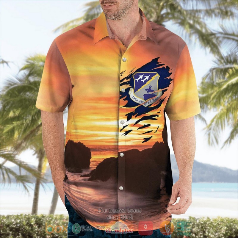 Virginia Air National Guard 192nd Wing 192 WG Hawaiian Shirt 4 Virginia Air National Guard 192nd Wing 192 WG Hawaiian Shirt word2