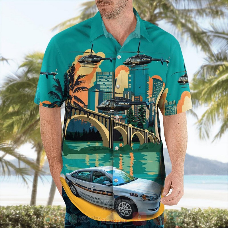 BEST Virginia Beach Police Department Bell 407 Helicopter&Car 3D Aloha Shirt 4 BEST Virginia Beach Police Department Bell 407 Helicopter&Car 3D Aloha Shirt word2