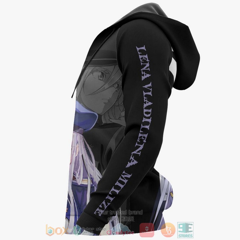 Vladilena Milize 86 Eighty Six Anime 3D Hoodie Bomber Jacket 1 2 3 4 5