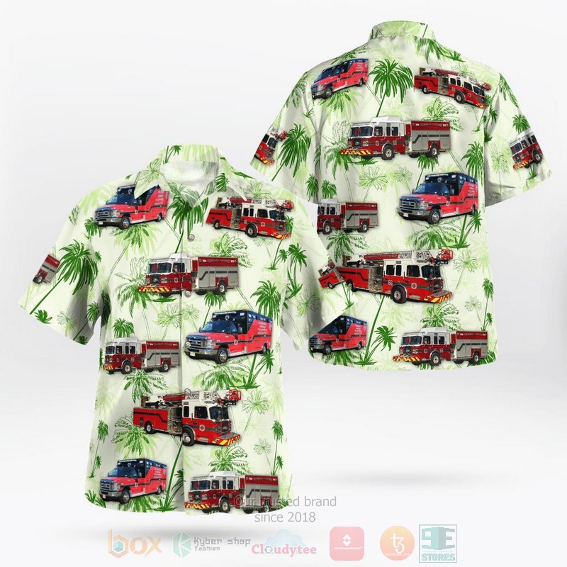 BEST Voorhees Fire Department 3D Aloha Shirt