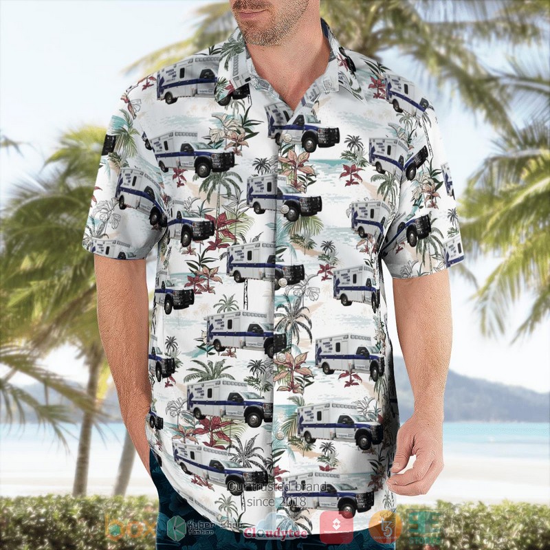 Warren County Georgia Warren County Emergency Services Ambulance Hawaiian Shirt word2