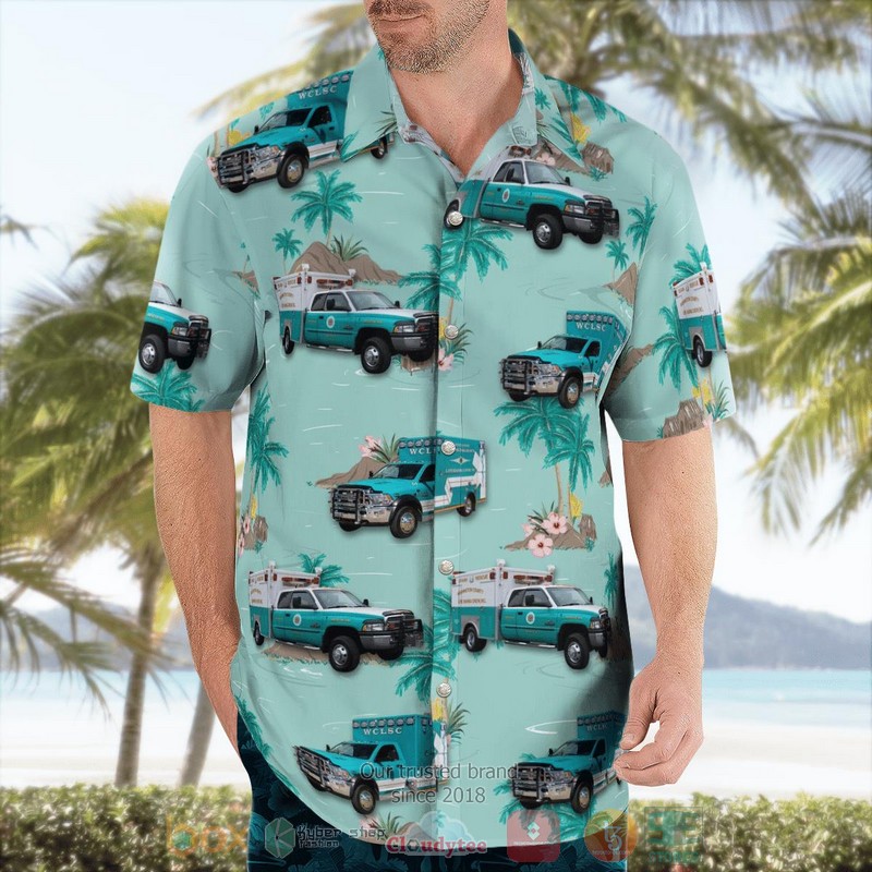 Washington County Virginia Washington County Life Saving Crew EMS Hawaiian Shirt 1 2 3