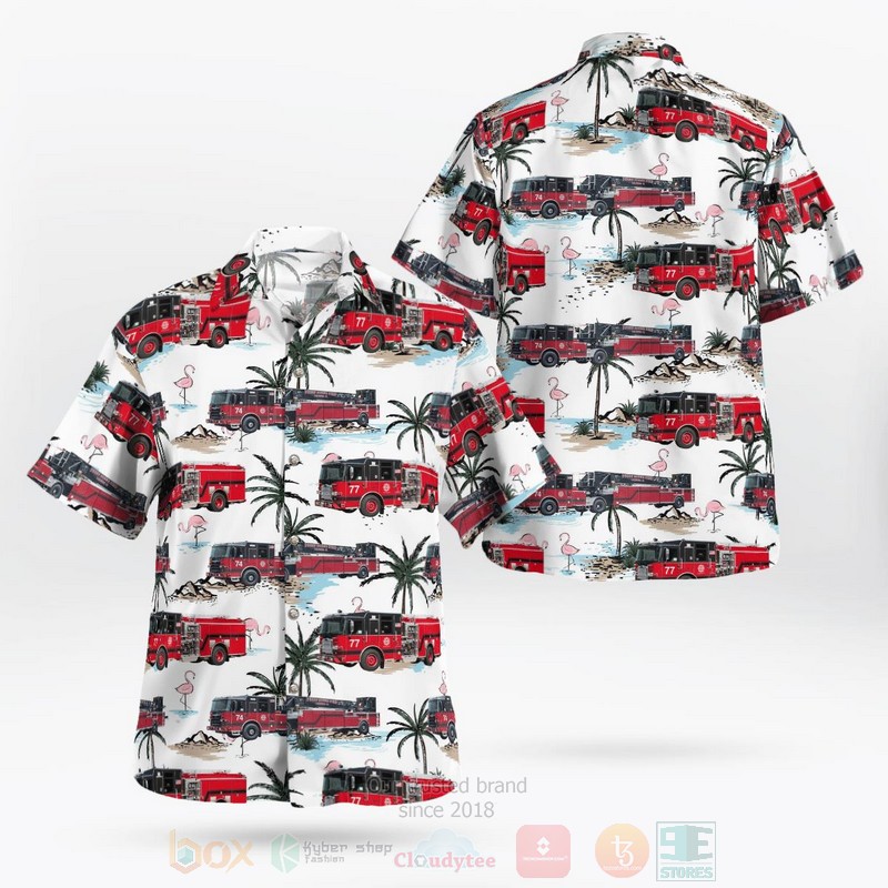 Washington Puget Sound Regional Fire Authority Hawaiian Shirt