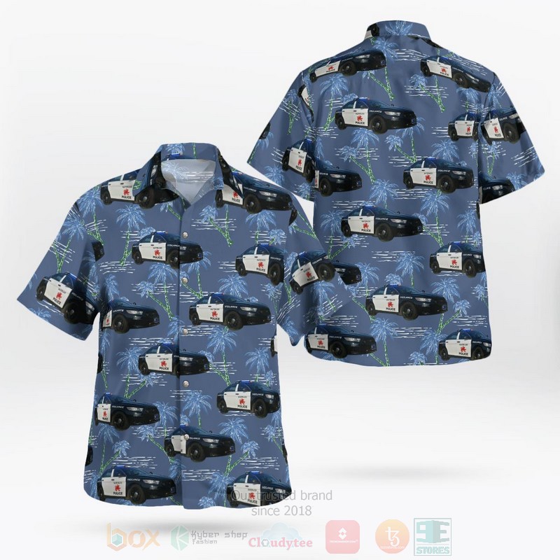 BEST Waterloo Police Department Iowa 3D Aloha Shirt word3