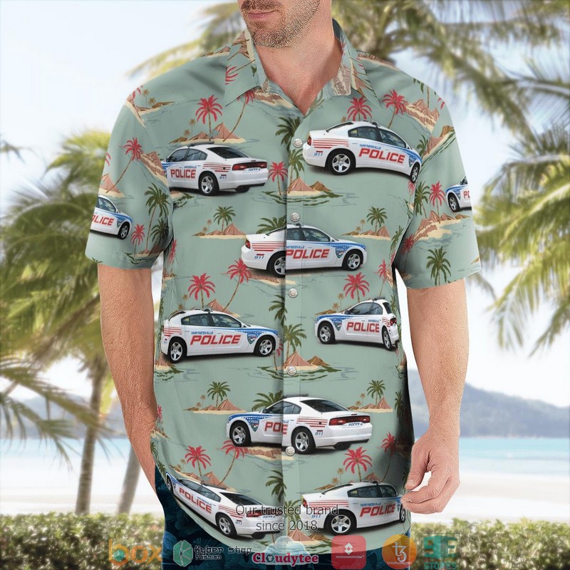Waynesville Police Department NC 3D Hawaii Shirt 3 Waynesville Police Department NC 3D Hawaii Shirt 1 2