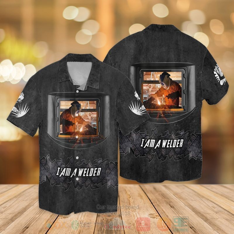 Welder I Am A Welder Short Sleeve Hawaiian Shirt