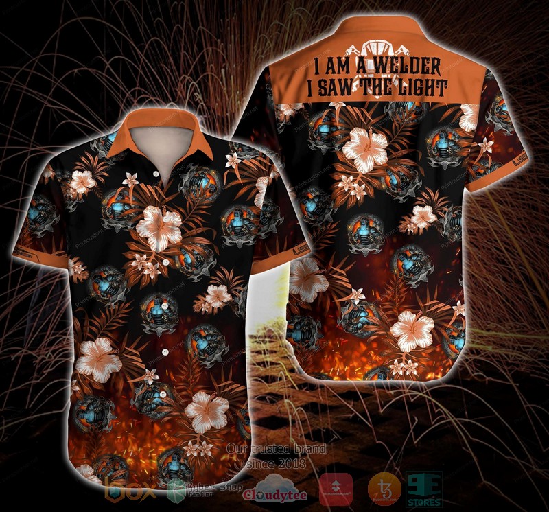 Welder I Saw The Light Hawaiian Shirt