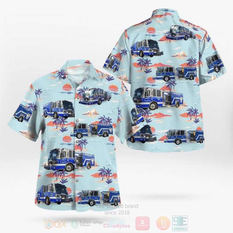 Weslaco Fire Department Hawaiian Shirt