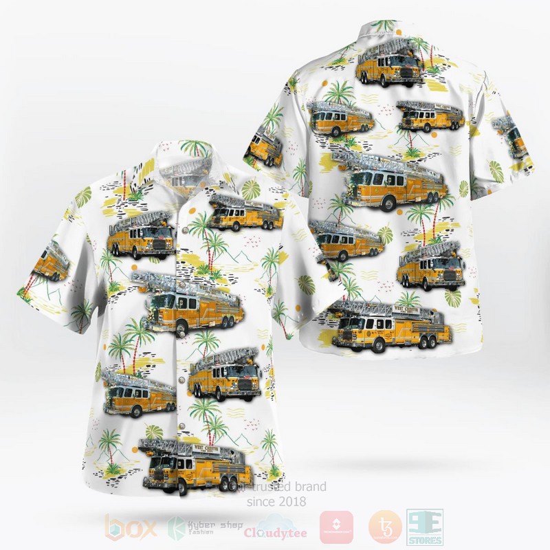West Chester Fire Department Hawaiian Shirt