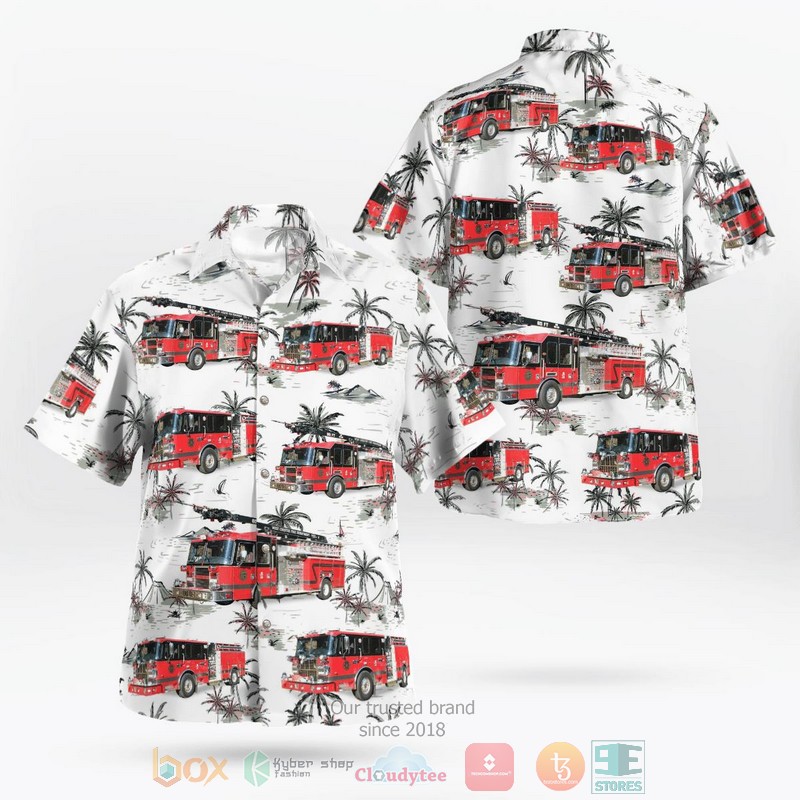 West Chester Pennsylvania First West Chester Fire Company Hawaiian Shirt