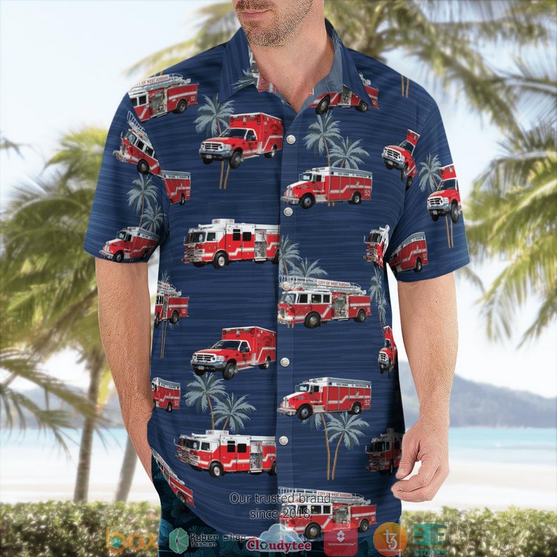 West Jordan Utah West Jordan Fire Department 3D Hawaii Shirt 3 West Jordan Utah West Jordan Fire Department 3D Hawaii Shirt 1 2