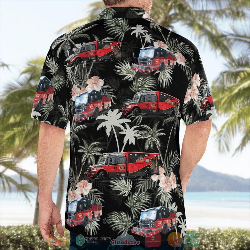 NEW West Overland Fire Protection District Hawaii Shirt 2