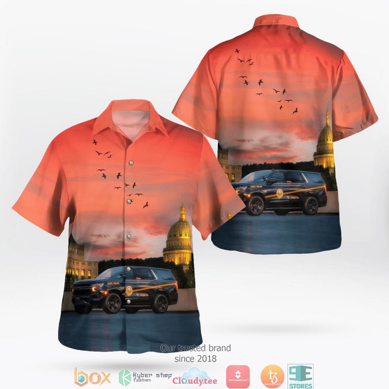 West Virginia State Police Hawaii 3D Shirt 3 West Virginia State Police Hawaii 3D Shirt