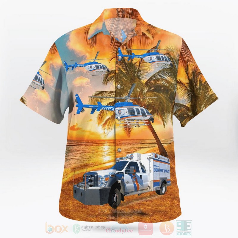 BEST Westchester County Police ESU Truck 1 & Bell 407 3D Aloha Shirt 3 BEST Westchester County Police ESU Truck 1 & Bell 407 3D Aloha Shirt word3