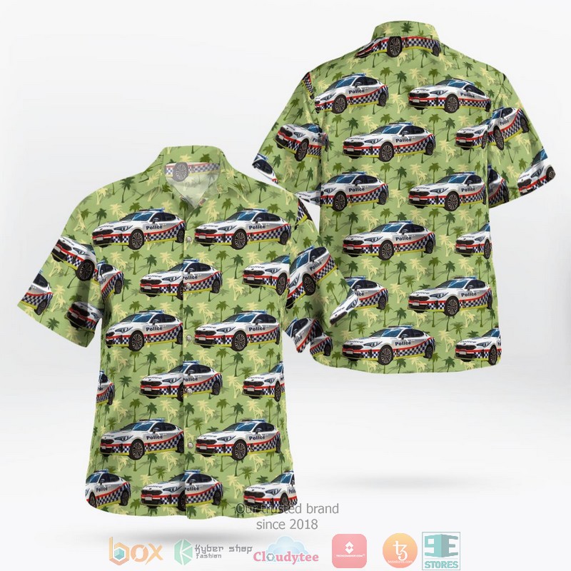 Western Australia Police Force WAPOL Kia Stinger Hawaiian shirt word2
