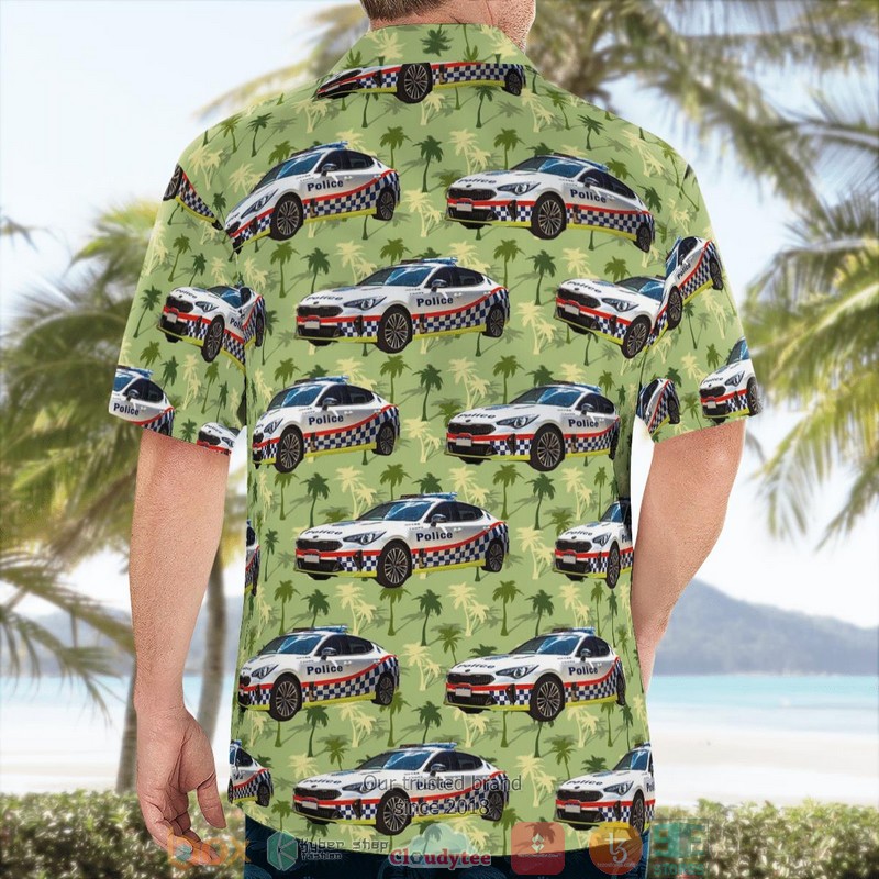 Western Australia Police Force WAPOL Kia Stinger Hawaiian shirt word1