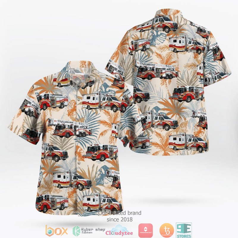 Weston Broward County Florida Weston Fire Rescue 3D Hawaii Shirt