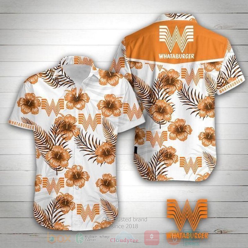 BEST Whataburger All Over Print Tropical Shirt 3 Whataburger Short Sleeve Hawaiian Shirt