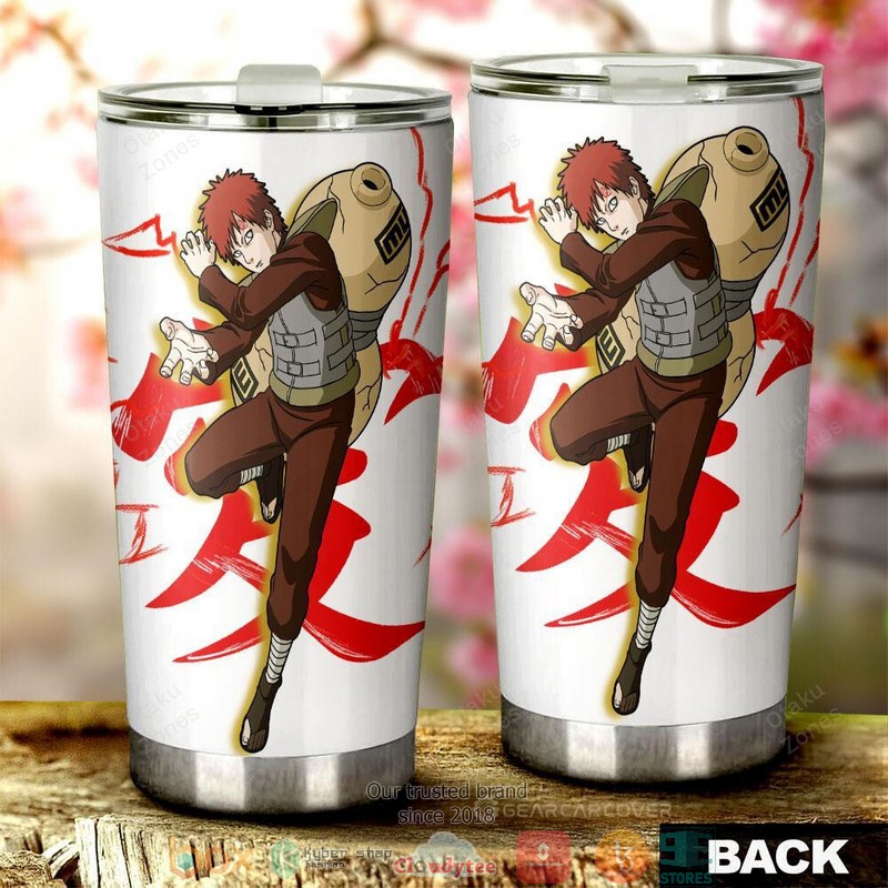 White Gaara NRT Anime Tumbler 3 White Gaara NRT Anime Tumbler 1 2