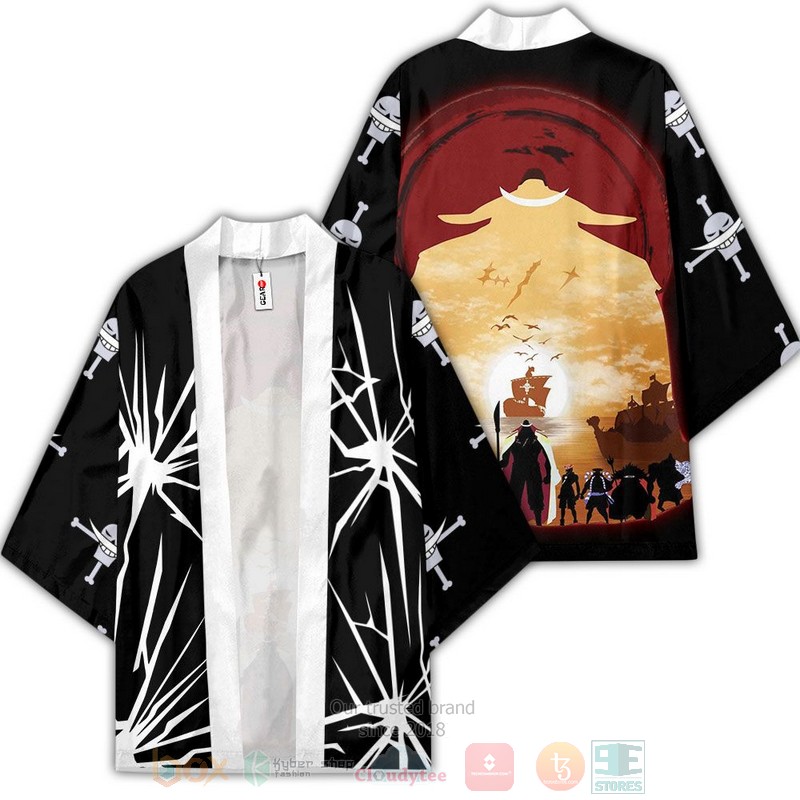 Whitebeard Pirates One Piece Anime Inspired Kimono