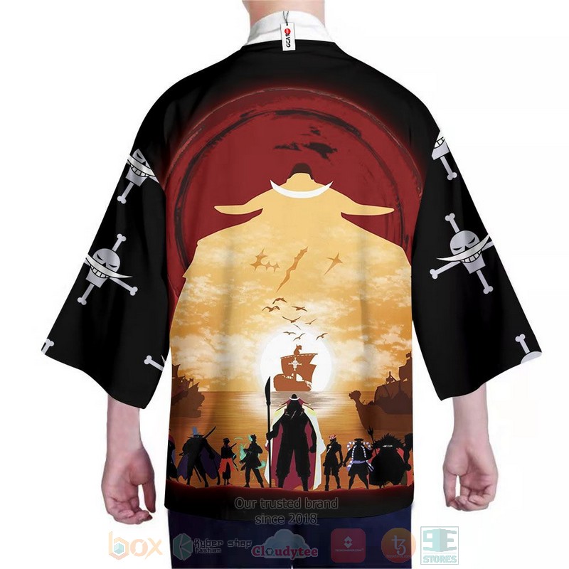 Whitebeard Pirates One Piece Anime Inspired Kimono 1