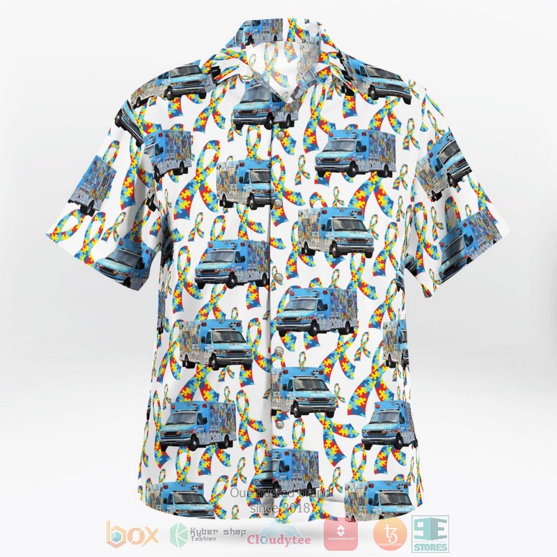NEW Whitley County Kentucky Whitley County EMS World Autism Awareness Day Hawaii Shirt 16