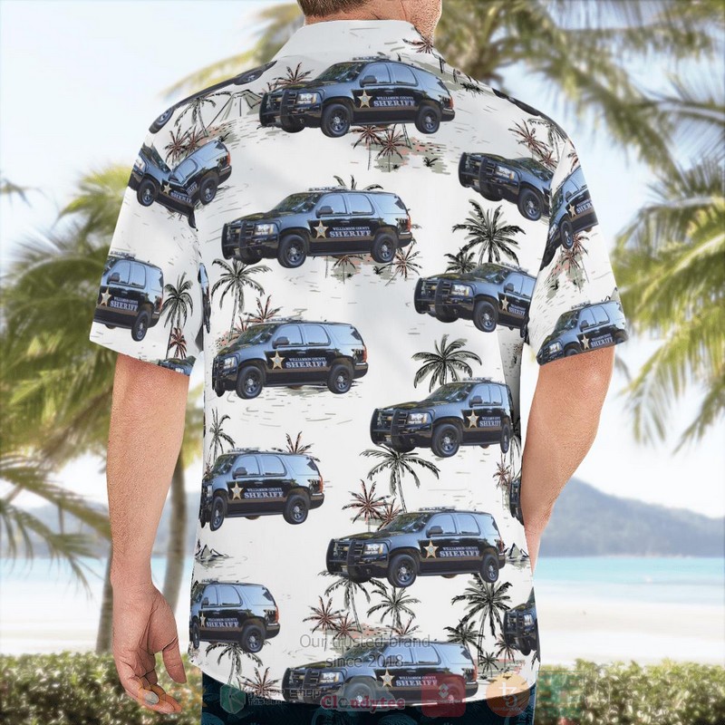 BEST Williamson County, Texas, Williamson County Sheriff's office Chevrolet Tahoe 3D Aloha Shirt word3