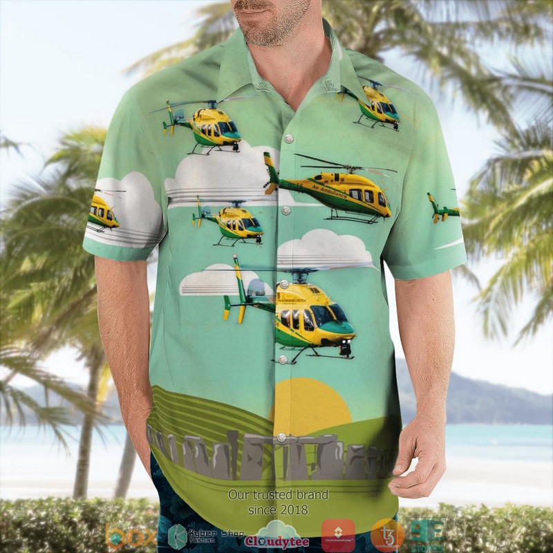 Wiltshire Air Ambulance Bell 429 3D Hawaii Shirt 3 Wiltshire Air Ambulance Bell 429 3D Hawaii Shirt 1 2