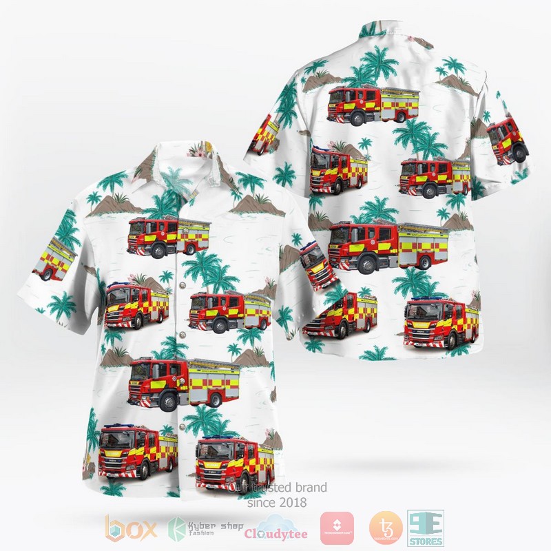 Wiltshire Fire and Rescue Service Hawaiian Shirt