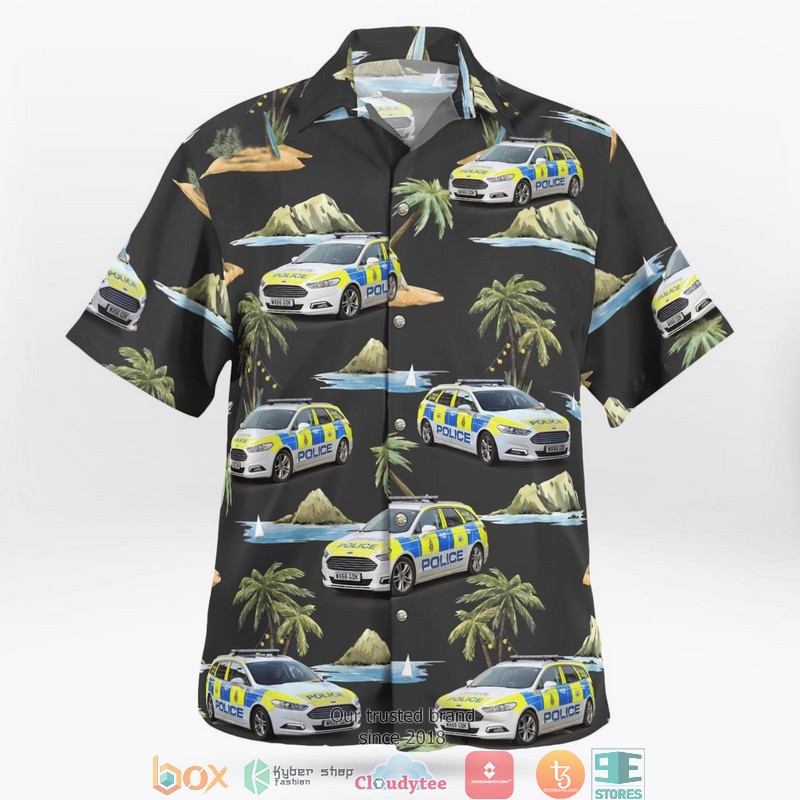 NEW Wiltshire Police Ford Mondeo Dog Unit Hawaii Shirt 2