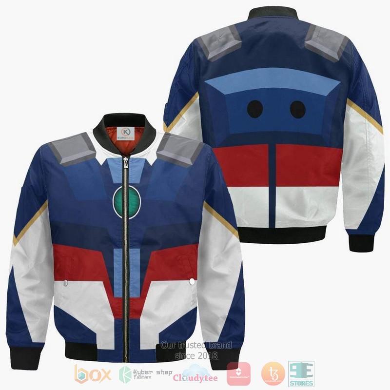 Wing Zero Mobile Suit Gundam Wing Anime Bomber Jacket