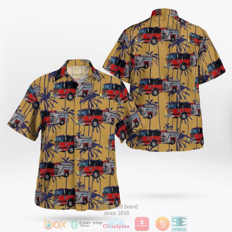 NEW Winslow Township Fire Department Winslow Township New Jersey Hawaii Shirt word1
