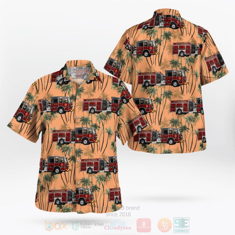 BEST Winter Haven Fire Department Winter Haven, Florida 3D Aloha Shirt word2