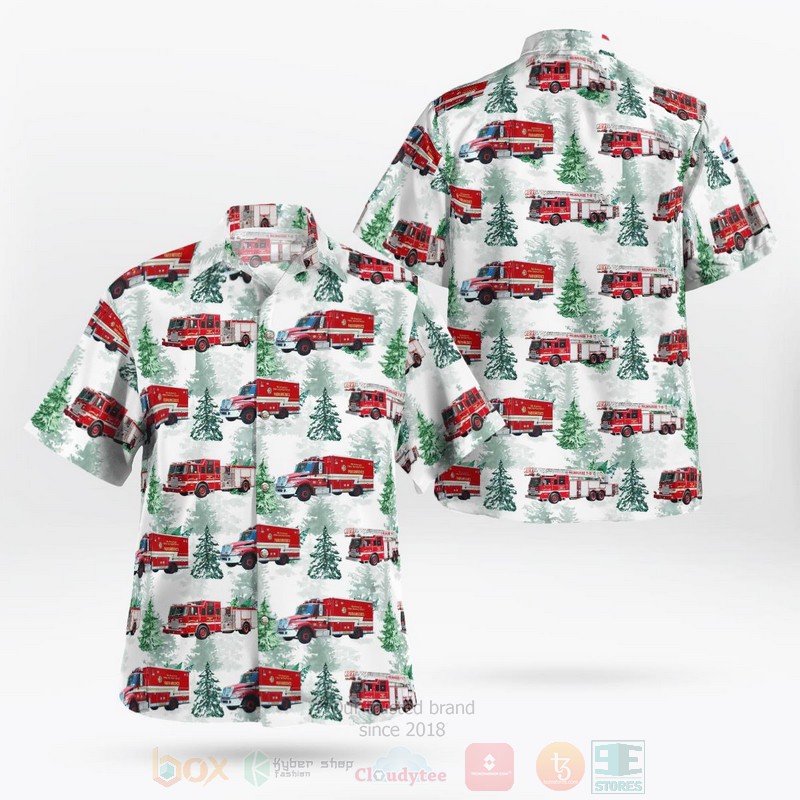 BEST Wisconsin Milwaukee Fire Department Christmas 3D Aloha Shirt 3 Wisconsin Milwaukee Fire Department Christmas Hawaiian Shirt
