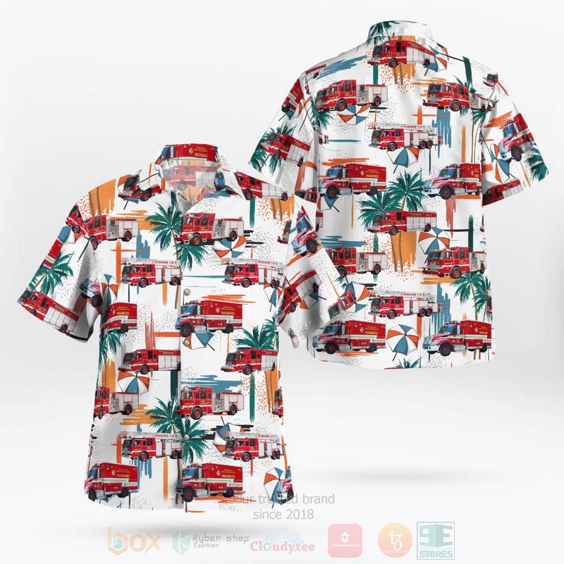 Wisconsin Milwaukee Fire Department Hawaiian Shirt