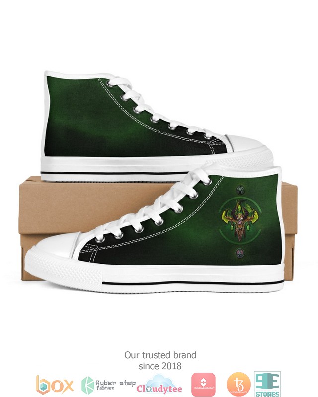 WoW 20 Class DH Mens High Top canvas shoes
