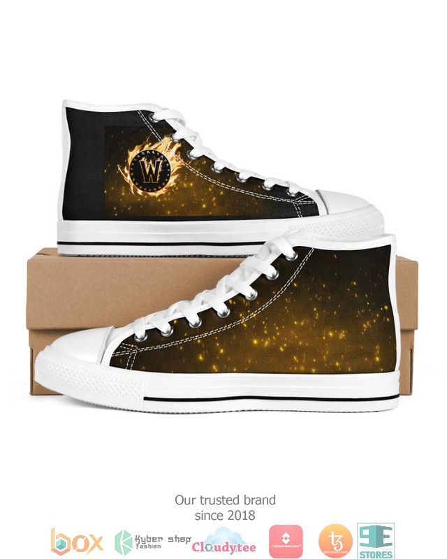 WoW 20 Class Legendary Mens High Top canvas shoes 1