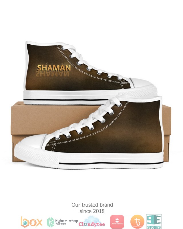 WoW 20 Class Shaman Mens High Top canvas shoes 1