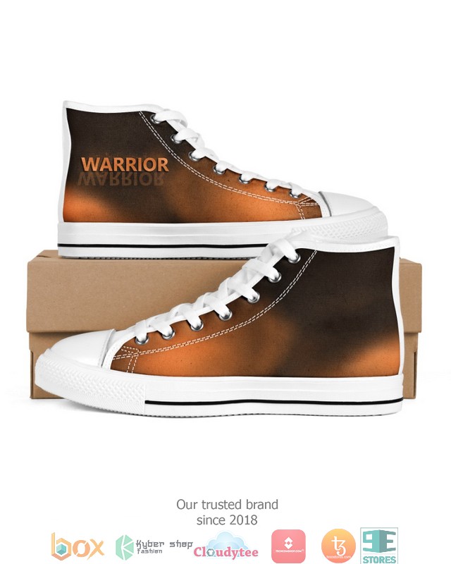 WoW 20 Class Warrior Mens High Top canvas shoes 1