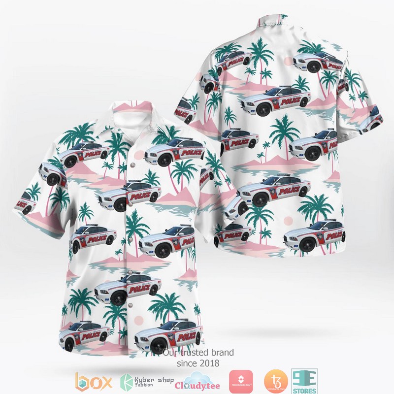 Woodville Police Department Dodge Charger Texas Hawaii 3D Shirt 2 Woodville Police Department Dodge Charger Texas Hawaii 3D Shirt
