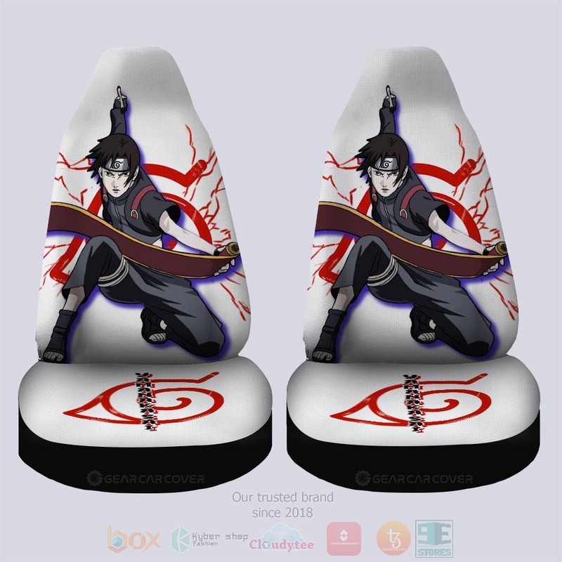 BEST-Anime Yamanaka Sai Naruto Fans Luxury Car Seat Covers 4 Yamanaka Sai Naruto Fans Anime Car Seat Cover 1 2 3
