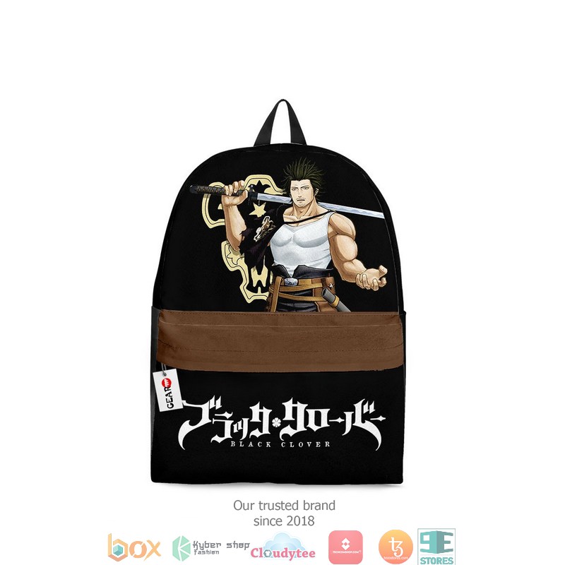Yami Sukehiro Black Clover Anime Backpack