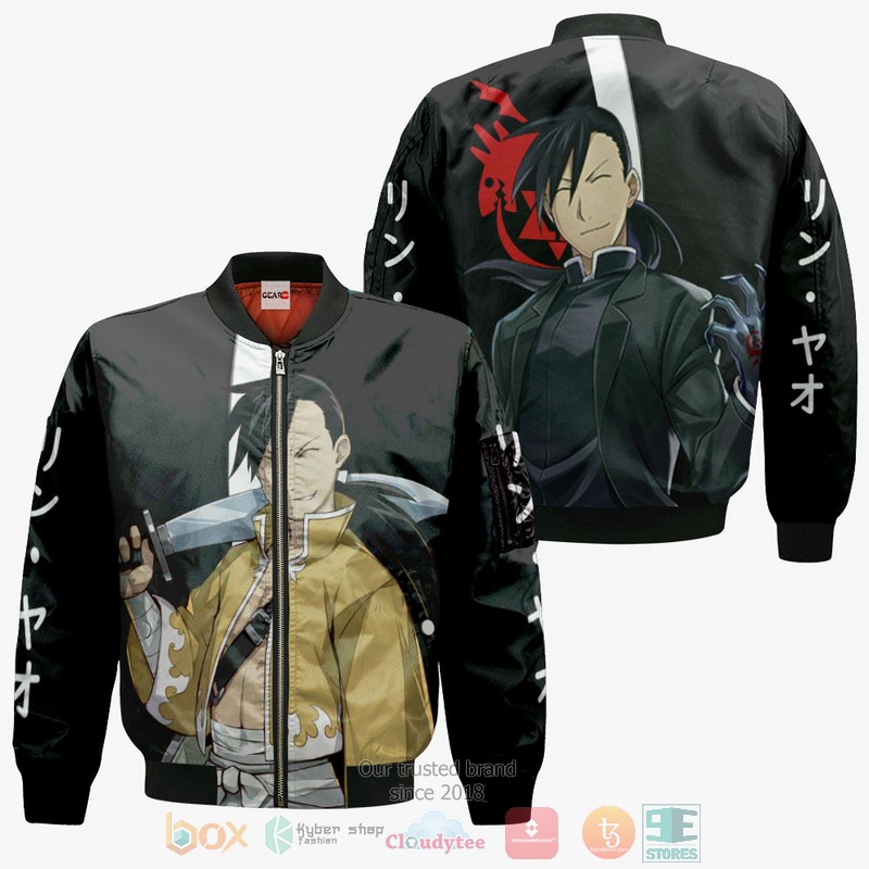 Yao Ling Fullmetal Alchemist Anime Manga Style 3D Hoodie Bomber Jacket 1 2 3