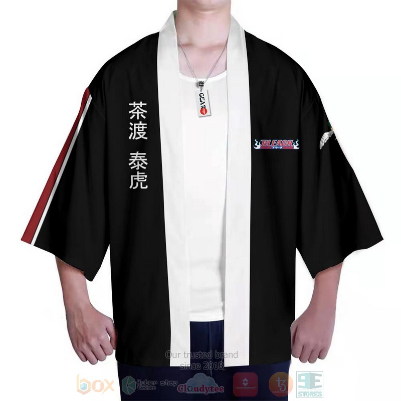 BEST Yasutora Sado Bleach Anime Japan 3D Print Kimono 3 Yasutora Sado Bleach Anime Inspired Kimono 1 2